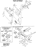 CABINET FRONT ASSEMBLY Diagram and Parts List for DDG6688LAL  General Electric Dryer