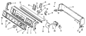 Section Diagram and Parts List for DDE6608LAL  General Electric Dryer