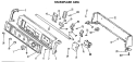 BACKSPLASH ASM. Diagram and Parts List for DDE8107MAL  General Electric Dryer