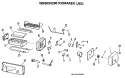 ICEMAKER (JS3) Diagram and Parts List for WR30X0280  General Electric Ice Maker