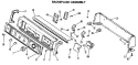 BACKSPLASH ASSEMBLY Diagram and Parts List for DDG5380GEL  General Electric Dryer