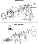DRUM & DUCT ASSEMBLY Diagram and Parts List for DDG5180MAL  General Electric Dryer