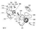 Section Diagram and Parts List for DDP1375GEM  General Electric Dryer