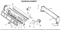 BACKSPLASH ASSEMBLY Diagram and Parts List for DDG7180MAL  General Electric Dryer
