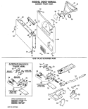 CABINET FRONT ASM. Diagram and Parts List for DDG7180MAL  General Electric Dryer