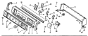 Section Diagram and Parts List for DDE7608MBL  General Electric Dryer