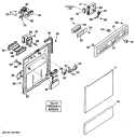 Part Location Diagram of WD01X5492 GE PUSHBUTTON