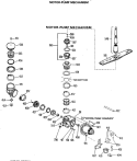 MOTOR - PUMP MECHANISM Diagram and Parts List for GSC470M-02  General Electric Dishwasher