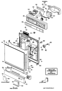 Part Location Diagram of WD34M0407 GE USE GEH WD34M407