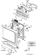 Part Location Diagram of WD12X0274 GE HARNESS