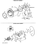 DRUM & DUCT ASSEMBLY Diagram and Parts List for DDG5888MCL  General Electric Dryer