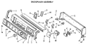 BACKSPLASH ASSEMBLY Diagram and Parts List for DDG9580MBL  General Electric Dryer