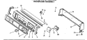 BACKSPLASH ASSEMBLY Diagram and Parts List for DDG7180MCL  General Electric Dryer