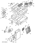 Part Location Diagram of WB2X8228 GE Surface Burner Terminal Block Kit