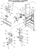 CONTROLS, SWITCHES & LIGHTS Diagram and Parts List for TCX22ZRBRWH  General Electric Refrigerator