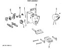 Part Location Diagram of 00-8003 GE COIL SPRING (PAWL)