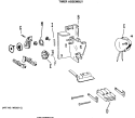 TIMER ASSEMBLY Diagram and Parts List for CADG265RBL  General Electric Dryer