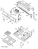 Part Location Diagram of WB32K0010 GE USE GEH WB32K10