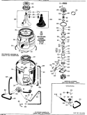 2 - SPEED Diagram and Parts List for WWA8314PML  General Electric Washer