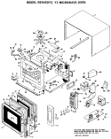 Part Location Diagram of WB09X5151 GE BASE ASSEMBLY