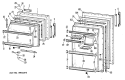 Section Diagram and Parts List for CTF17CAC  Hotpoint Refrigerator