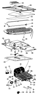 Section Diagram and Parts List for CTF18CAB  Hotpoint Refrigerator