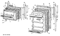 Section Diagram and Parts List for CTF21EAB  Hotpoint Refrigerator