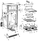 Section Diagram and Parts List for CTA14CAB  Hotpoint Refrigerator