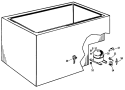 Section Diagram and Parts List for FH20CAB  Hotpoint Freezer