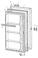 Part Location Diagram of WR24X5138 GE GASKET DOOR/LID