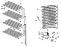 Section Diagram and Parts List for FV15AAB  Hotpoint Freezer
