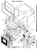 Section Diagram and Parts List for RK966G*08  Hotpoint Microwave Oven Combo