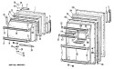 Part Location Diagram of WR22X5033 GE DAIRY DOOR