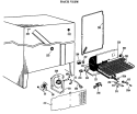 BACK VIEW Diagram and Parts List for CSF20AAB  Hotpoint Refrigerator