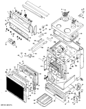 Part Location Diagram of WB02X3244 GE RESISTOR&LEA