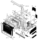 LOWER OVEN Diagram and Parts List for RK767G*T5  Hotpoint Wall Oven