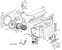 Section Diagram and Parts List for KC710AMT1  Hotpoint Air Conditioner