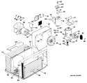 Section Diagram and Parts List for KH508AMS1  Hotpoint Air Conditioner