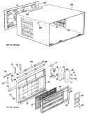 Section Diagram and Parts List for KLR24DAX2  Hotpoint Air Conditioner