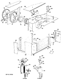 Section Diagram and Parts List for KL913AMW1  Hotpoint Air Conditioner