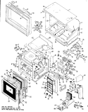 Section Diagram and Parts List for RH966G*Y5  Hotpoint Microwave Oven Combo
