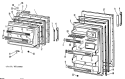 Section Diagram and Parts List for CTF16CAD  Hotpoint Refrigerator