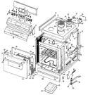 Part Location Diagram of WB36X5318 GE WINDOW - OUTER MIDDLE IN