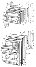 Part Location Diagram of WR77X5493 GE I D PANEL