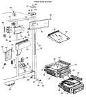 FRESH FOOD SECTION Diagram and Parts List for CSF22TBF  Hotpoint Refrigerator