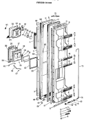 Part Location Diagram of WR49X5103 GE HARNESS KIT
