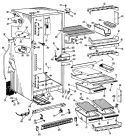 Part Location Diagram of WR12X5115 GE HANDLE VEG. & MT. PAN