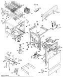 Part Location Diagram of WD21X5192 GE SWITCH PUSHBUTTON