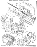 MICROWAVE OVEN Diagram and Parts List for RVM43003  Hotpoint Microwave