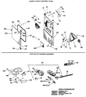 CABINET FRONT ASSEMBLY (GAS) Diagram and Parts List for DLL2650BAL  Hotpoint Dryer